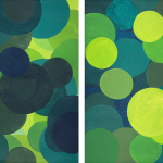 GREEN_2014_Acrylics on canvas_106 x 130 cm [106 x 65 cm each]_Diptych Rs 50,000