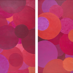 RED_2015_Acrylics on canvas_106 x 130 cm [106 x 65 cm each]_Diptych Rs 50,000