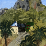 ROCKY HEIGHTS_2007_Watercolour on paper_ 29.5 x 21 cm_Rs 4,000